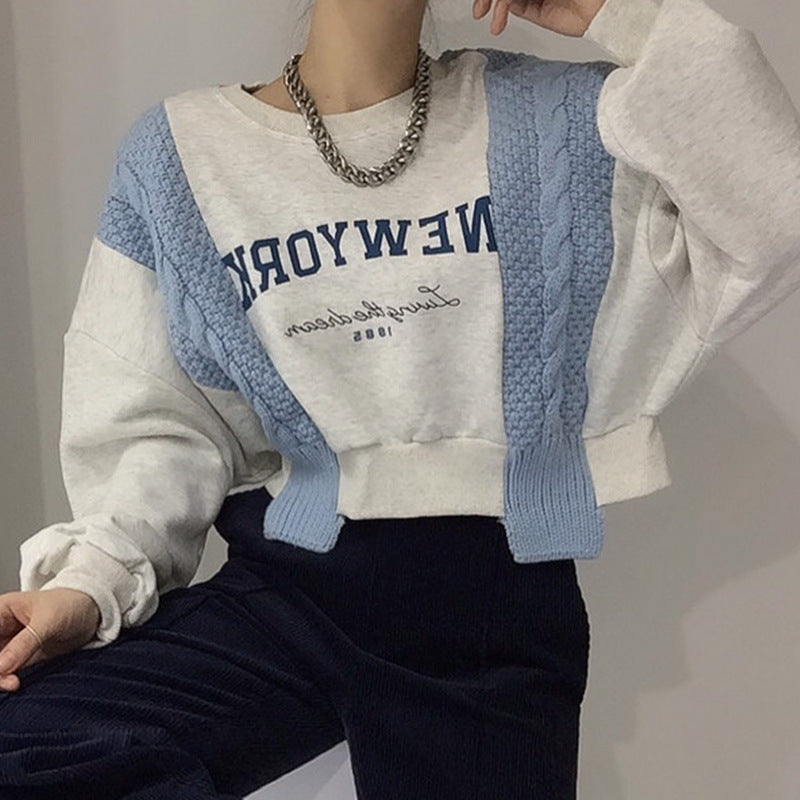 Ladies Wear A Stylish Long-sleeved Sweater