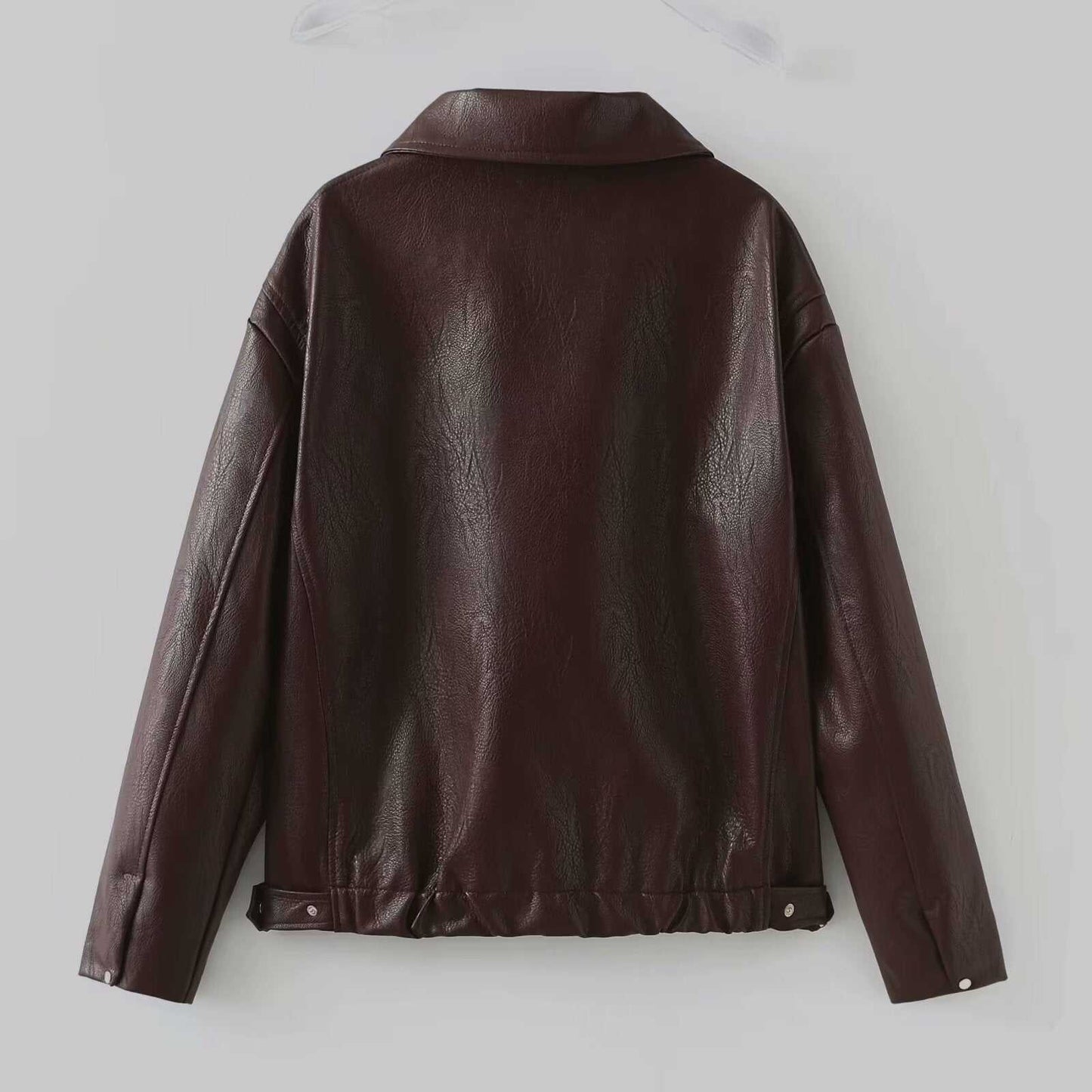 Lapel Zipper Jacket