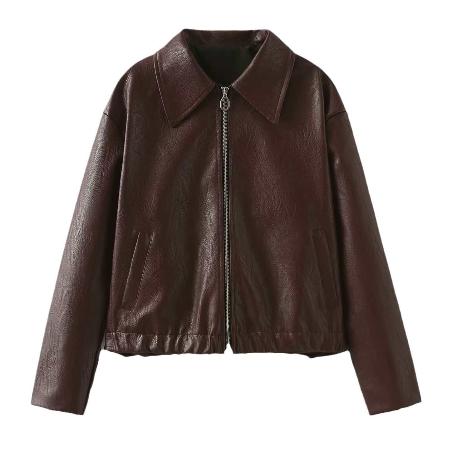 Lapel Zipper Jacket
